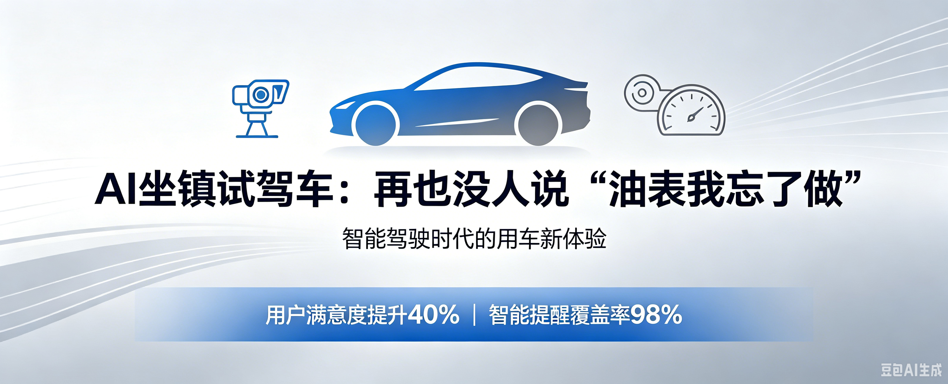AI 坐镇试驾车：再也没人说「油表我忘了做」