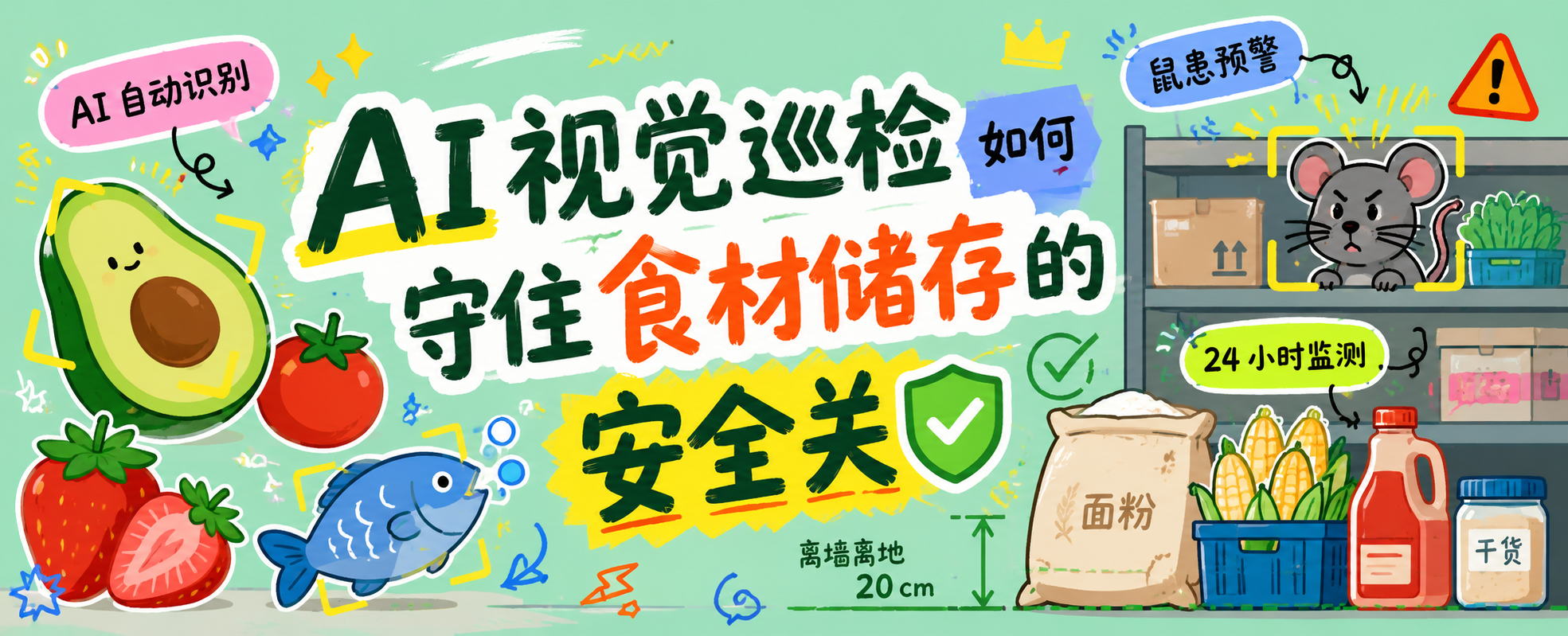 AI 视觉巡检如何守住食材储存的安全关