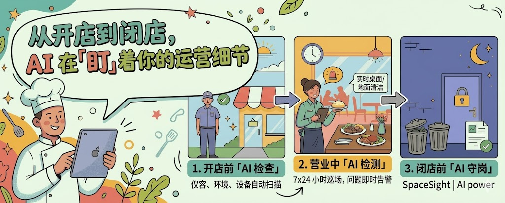从开店到闭店，AI在「盯」着你的运营细节