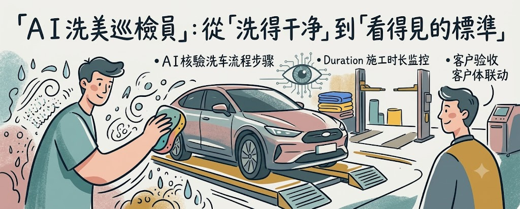 「AI 洗美巡检员」：从「洗得干净」到「看得见的标准」