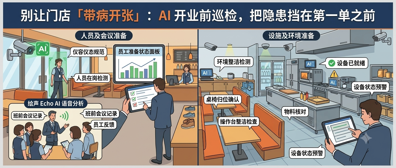 别让门店「带病开张」：AI 开业前巡检，把隐患挡在第一单之前